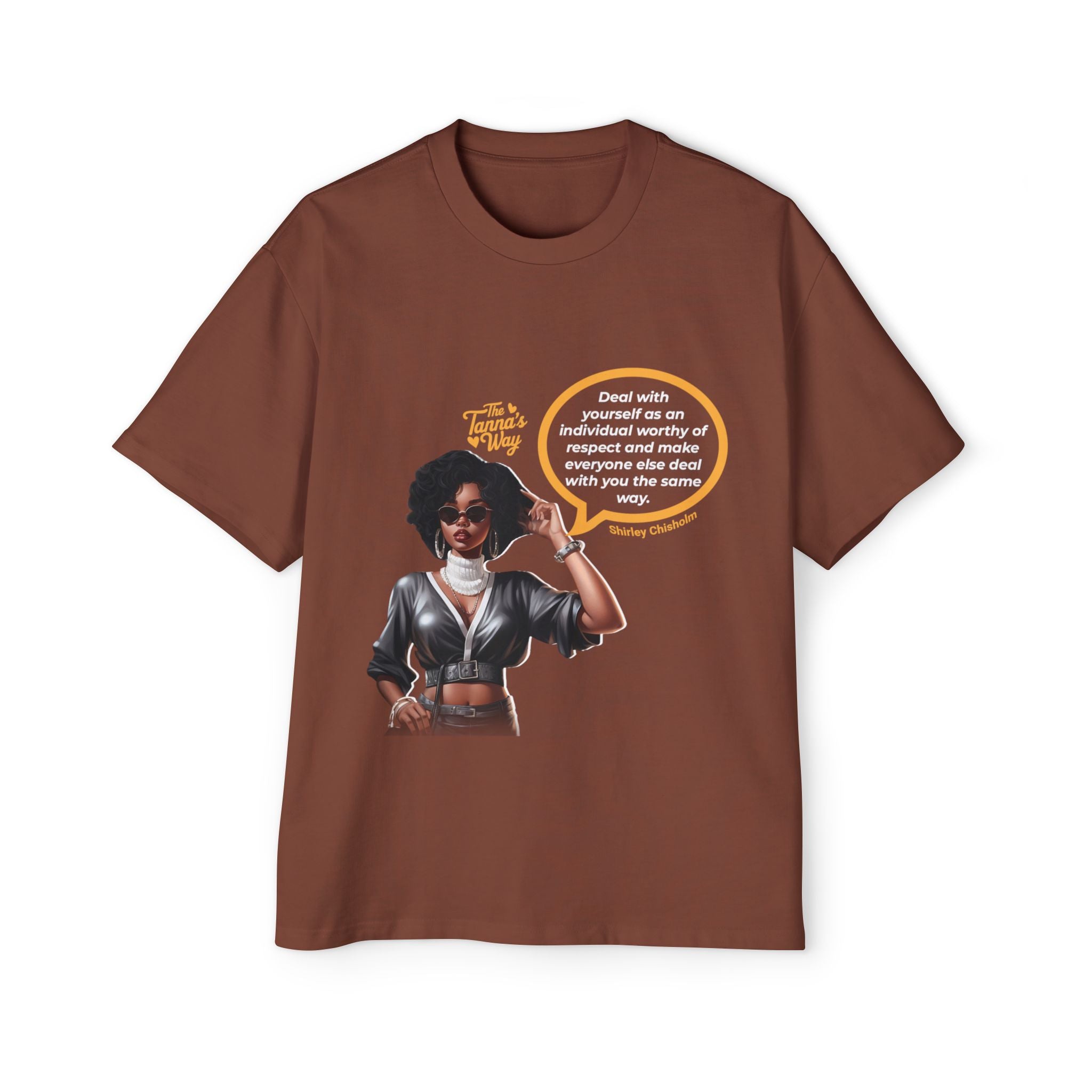 Shirley Chisholm | Men's Heavy Oversized Tee